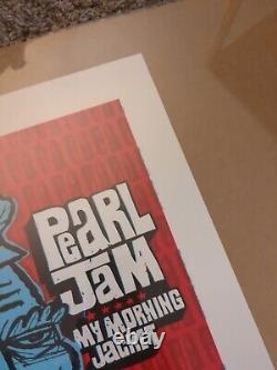 Pearl Jam Poster 2006 #564/650 Signed By Artist My Morning Jacket