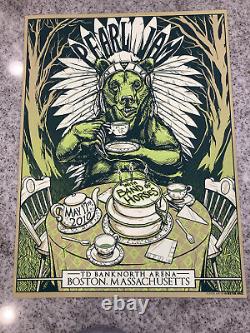 Pearl Jam Poster 2010 Boston, MA TD Banknorth Arena 5/17 Munk One