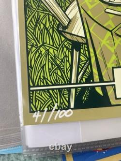 Pearl Jam Poster 2010 Boston Munk One S/N AP 41/100