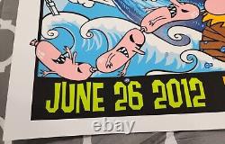 Pearl Jam Poster 2012 Amsterdam Frank Kozik Munk One. RARE