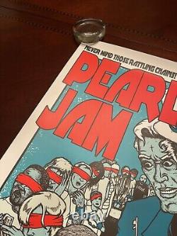Pearl Jam Poster 2013 Charlottesville VA Tour Poster Show Edition Print