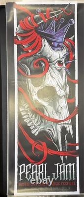 Pearl Jam Poster 2014 Zilker Park Austin City Limits TX Brandon Heart