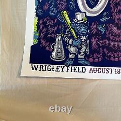 Pearl Jam Poster 2016 Wrigley Field original Ames Bros