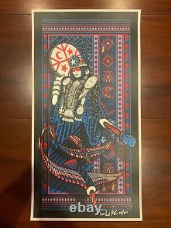 Pearl Jam Poster 2018 Santiago, Chile Signed And #/200 Brad Klausen