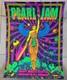 Pearl Jam Poster 2024 Ruoff Music Center Noblesville Indianapolis Brian Romero