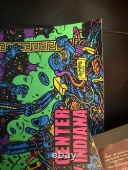 Pearl Jam Poster 2024 Ruoff Music Center Noblesville Indianapolis Brian Romero