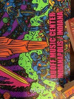Pearl Jam Poster 2024 Ruoff Music Center Noblesville Indianapolis Brian Romero