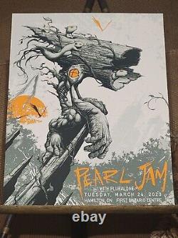 Pearl Jam Poster 3/24/2021 Hamilton Ontario Show Edition