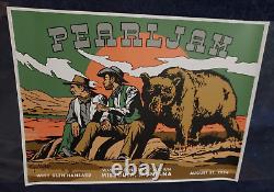 Pearl Jam Poster 8/22/2024 Missoula Variant Cowboys & Grizzly Cyrus Walker Lmtd