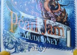 Pearl Jam Poster 9/17/2011 Canada Signed / Numbered #64/100 MTS ARENA Winnipeg