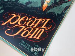 Pearl Jam Poster AP PinkPop Festival 2022 SIGNED & #'d X/104 Print Sold Out! AP