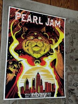 Pearl Jam Poster ATLANTA SHOW ED OFFICIAL Screen Print 5/1/2025 STATE FARM ARENA