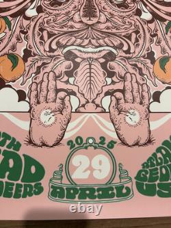 Pearl Jam Poster April 2025 Atlanta Taylor W. Rushing 59/100 AE Signed Hologram