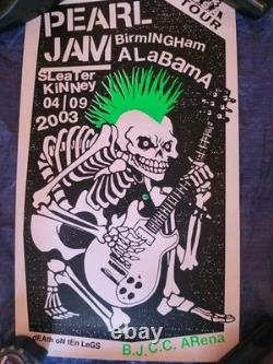 Pearl Jam Poster April 9, 2009 Birmingham BJCC Arena Excellent Condition