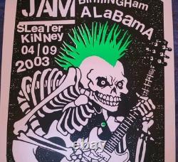 Pearl Jam Poster April 9, 2009 Birmingham BJCC Arena Excellent Condition