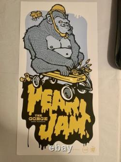 Pearl Jam Poster At The Gorge George, WA 7/23/06 Eddie Vedder Ames Bro MINT