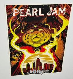Pearl Jam Poster Atlanta GA 5/1/25 Official Silkscreen Lmtd Show Edtn Sold Out