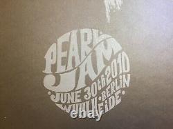 Pearl Jam Poster Berlin Lars Krause'10 AE Phish Emek Sperry Klausen Soundgarden