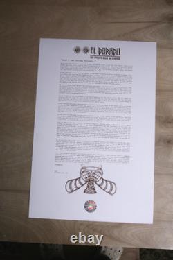 Pearl Jam Poster Bogota Columbia 2015 Klausen. MINT