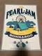 Pearl Jam Poster Bonaroo 2016 Thomas Signed Ap #/100 Eddie Vedder Free Shipping