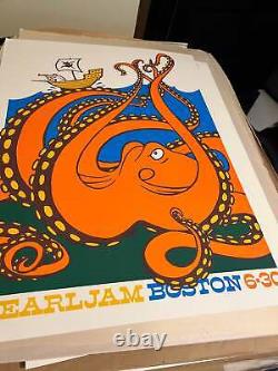 Pearl Jam Poster Boston 2008 Ames Bros Octopus