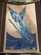 Pearl Jam Poster Boston 9/29/04 & Death Cab For Cutie By Brad Klaus Flat Mint
