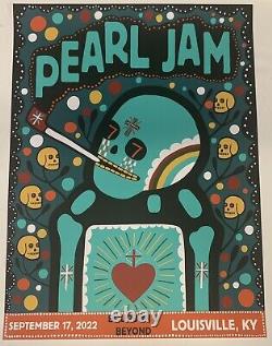Pearl Jam Poster Bourbon & Beyond Louisville 2022 Poster