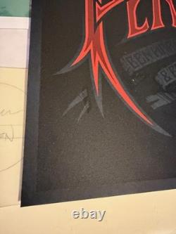 Pearl Jam Poster Brad Klausen Salt Lake City 2009 Ltd Edition signed numbered