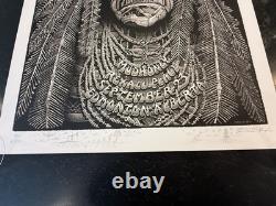 Pearl Jam Poster By Emek Edmonton 2011 CHIEF Loaded with Doodles