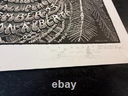 Pearl Jam Poster By Emek Edmonton 2011 CHIEF Loaded with Doodles