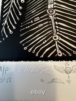 Pearl Jam Poster By Emek Edmonton 2011 CHIEF Loaded with Doodles