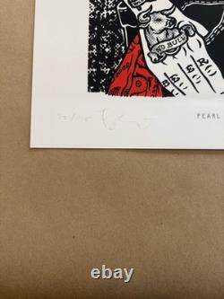 Pearl Jam Poster Calgary 2013 AP Ames Bros Signed numbered Vedder
