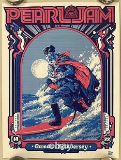 Pearl Jam Poster Camden New Jersey 9/14/22 Concert Gig Show Barry Ament Art New