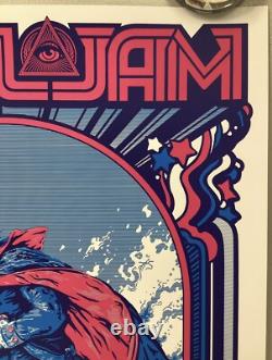 Pearl Jam Poster Camden New Jersey 9/14/22 Concert Gig Show Barry Ament Art New