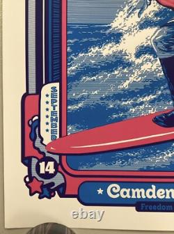 Pearl Jam Poster Camden New Jersey 9/14/22 Concert Gig Show Barry Ament Art New