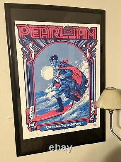 Pearl Jam Poster Camden Nj Philadelphia 9/14/2022 Ames Bros Gw Surfer Ap Xx/130