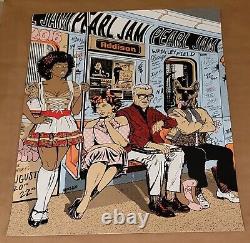 Pearl Jam Poster Chicago 2016 Faile Wrigley Field Show Edition