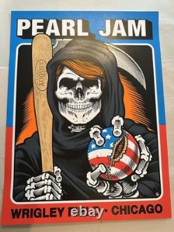 Pearl Jam Poster Chicago 2016 Sean Cliver Show Edition
