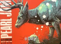 Pearl Jam Poster Chicago 2024 Wrigley Field luke preece art pj concert tour