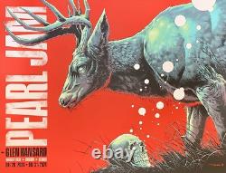 Pearl Jam Poster Chicago 2024 Wrigley Field luke preece art pj concert tour
