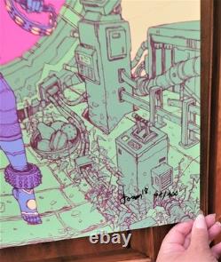 Pearl Jam Poster Concert London 2018 Signed Numbered Purple Version