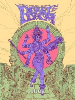 Pearl Jam Poster Concert London 2018 Signed Numbered Purple Version