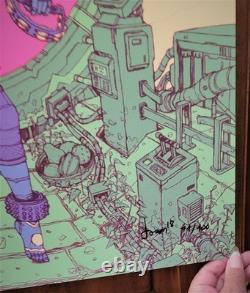 Pearl Jam Poster Concert London 2018 Signed Numbered Purple Version