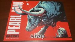 Pearl Jam Poster Dallas Fort Worth 2023 Luke Preece Show Edition Near Mint