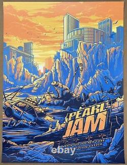 Pearl Jam Poster Dan Mumford 2020 NYC MSG New York Artist PHISH