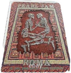 Pearl Jam Poster Emek Rome Italy Live Streaming Event Dec 19 2020 Roma Gig Print