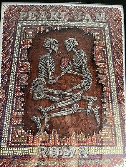 Pearl Jam Poster Emek Rome Italy Live Streaming Event Dec 19 2020 Roma Gig Print