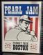 Pearl Jam Poster Fenway 2016 Ap Boston Signed Numbered 71/100 Flat Baseball