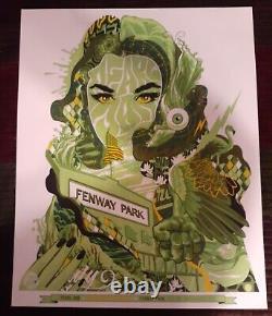 Pearl Jam Poster Fenway Park Boston 2016 Eaton 16x20 Rare Mint Sold Out 2016