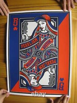 Pearl Jam Poster Fenway Park Boston August 5 and 7